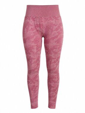 🛍️ 3/10 Pink Camo Seamless High Waisted Leggings Size M